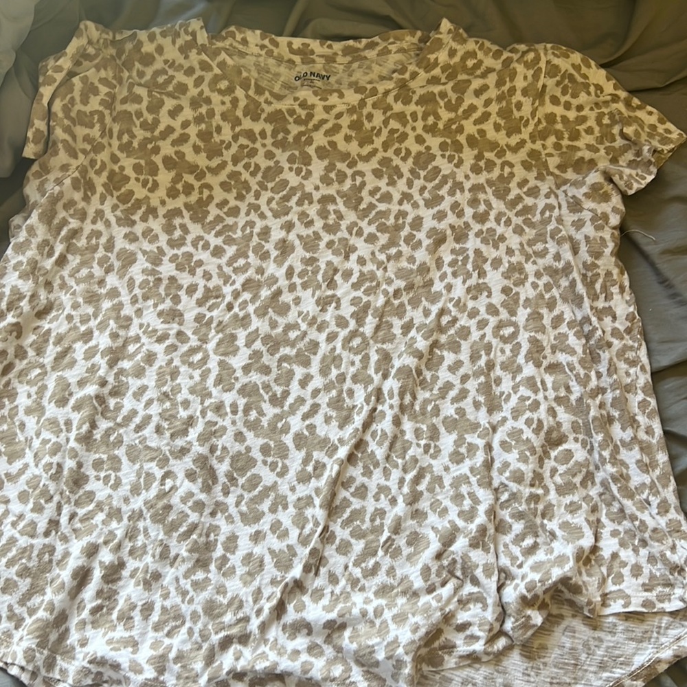 Cheetah Print Old Navy Shirt